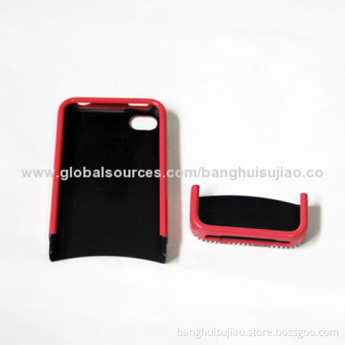 2014 most popular PC mobile phone cases, two-pieces design for iPhone 4